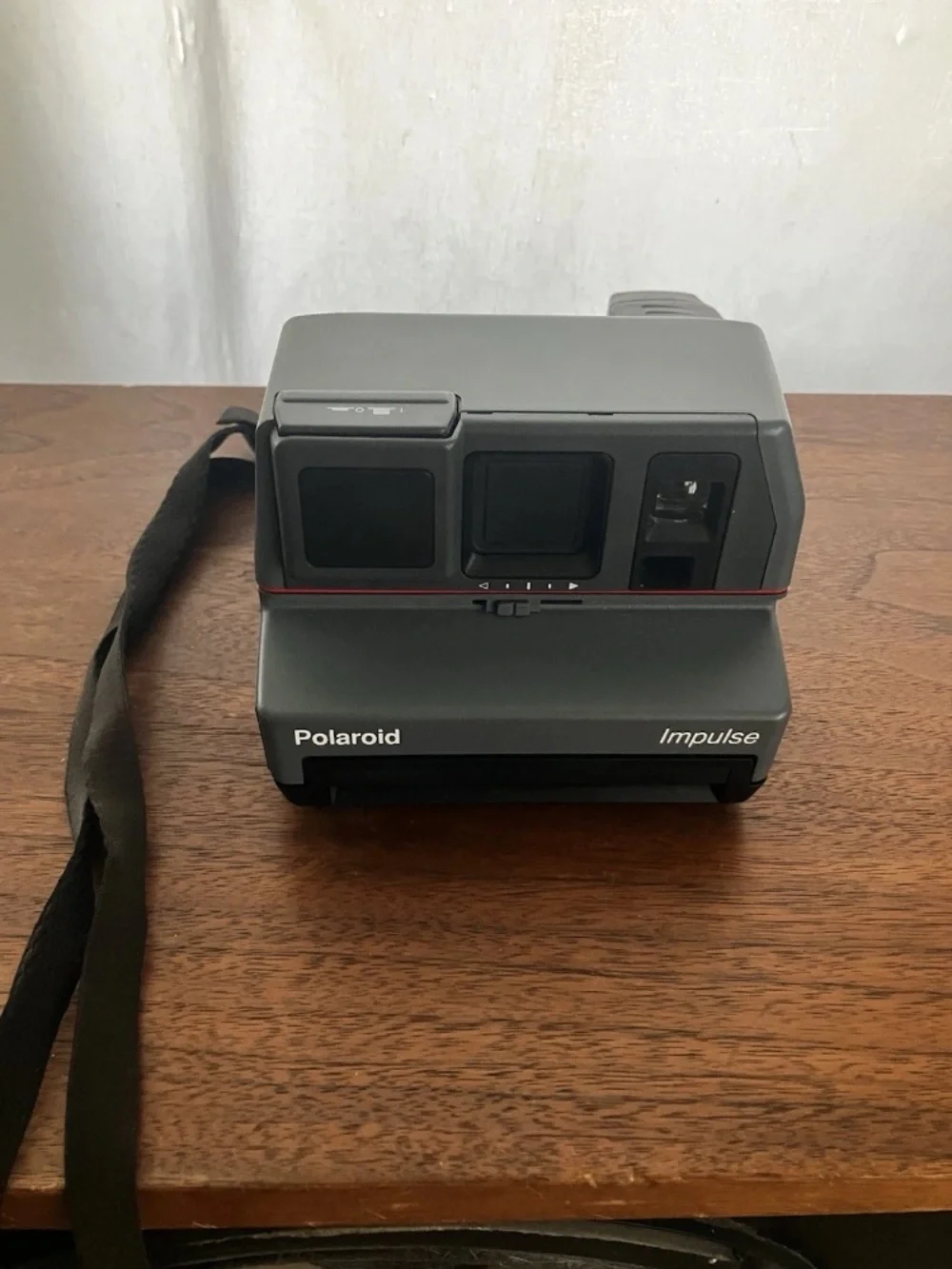 Polaroid Impulse Camera - Gray with Red Trim